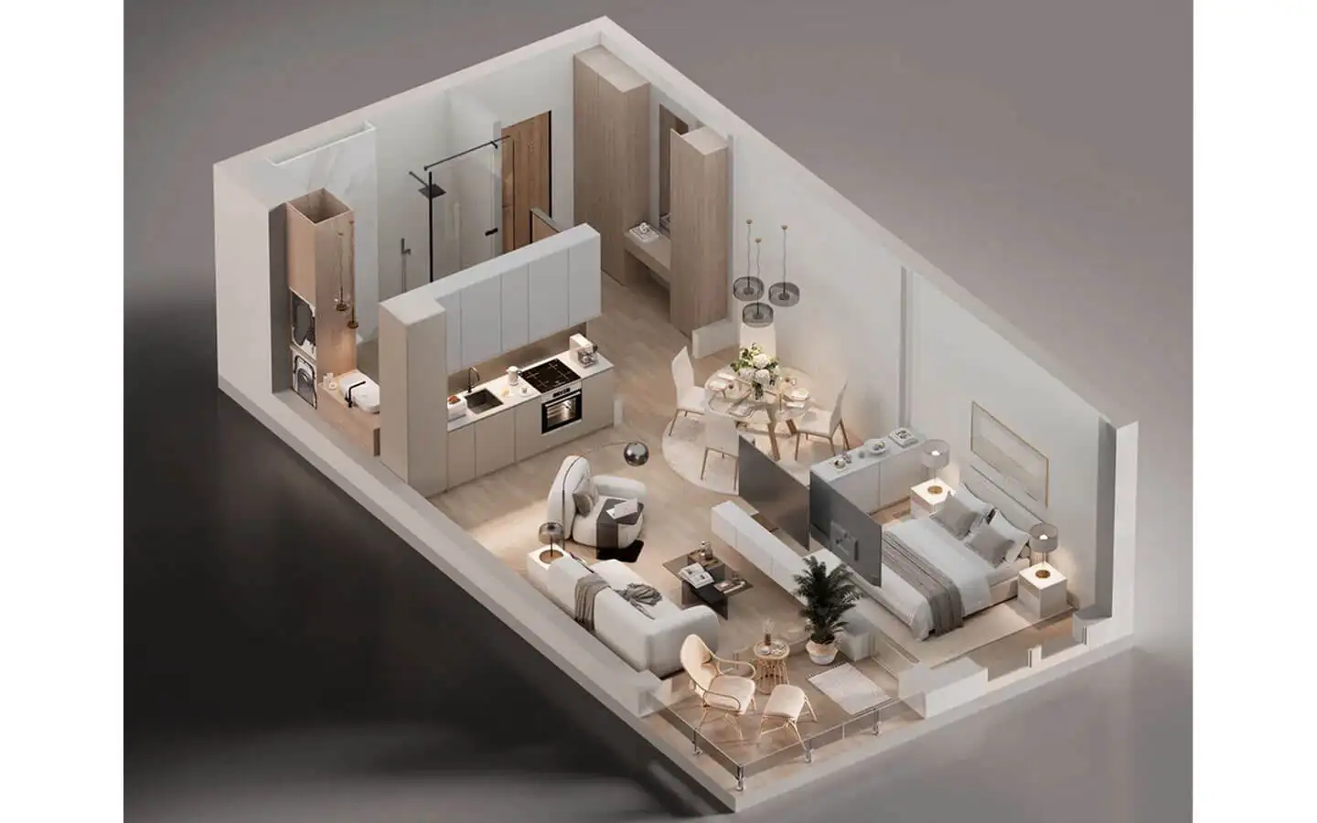 Квартира 52м² в Черногории, Будва. Стоимостью 171600€ аренда фото-4