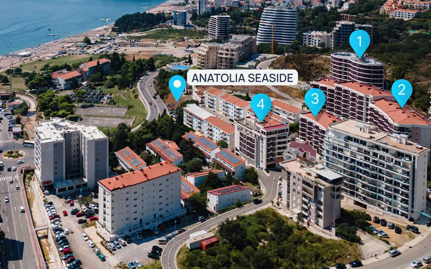 Квартира 85м² в Черногории, Будва. Стоимостью 280500€ аренда фото-4