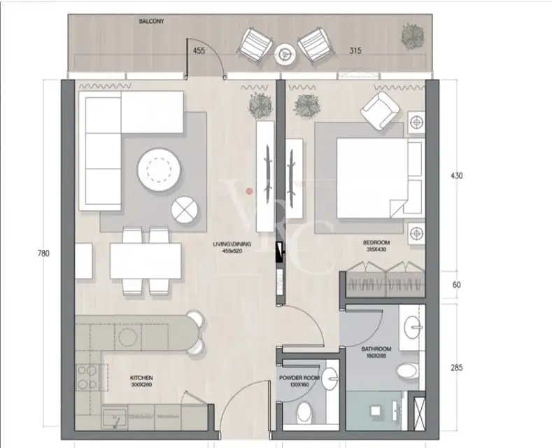 Квартира 59м² в ОАЭ, Рас-эль-Хайма. Стоимостью 385849$ аренда фото-5