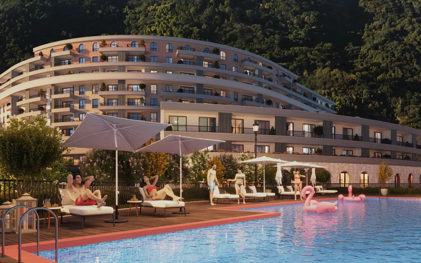 Квартира 46м² в Черногории, Будва. Стоимостью 134734€ аренда фото-10