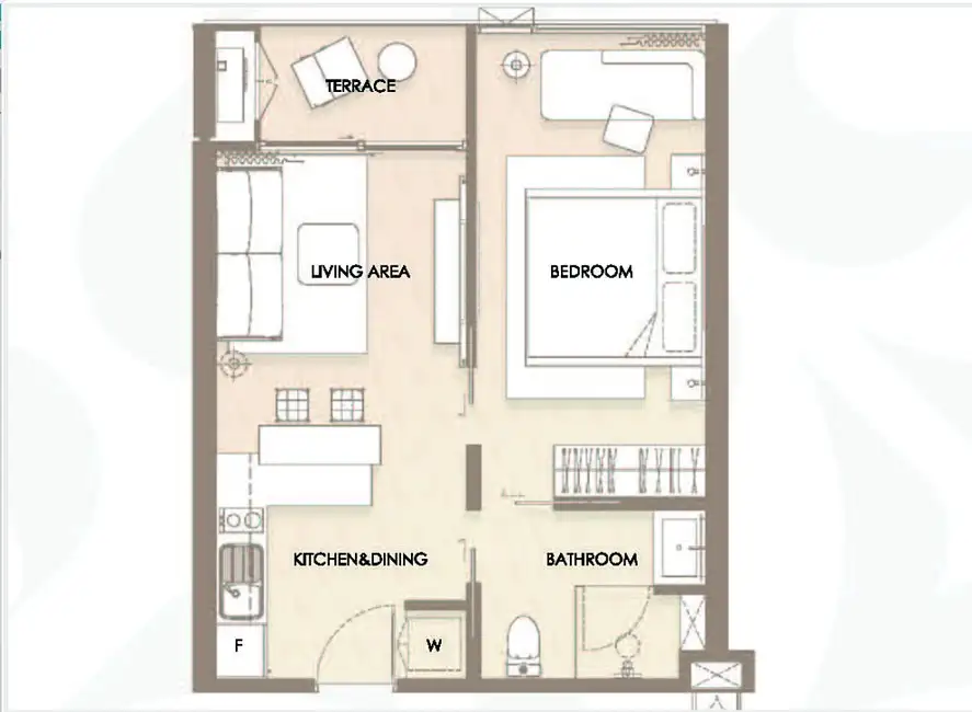 Квартира 45м² в Таиланде, Пхукет. Стоимостью 146000$ аренда фото-18