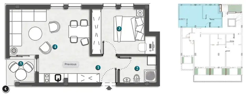 Квартира 42м² в Черногории, Херцег-Нови. Стоимостью 147900€ аренда фото-17