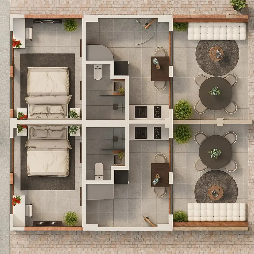 Квартира 27м² в Индонезии, Букит-Улувату. Стоимостью 105000$ аренда фото-3