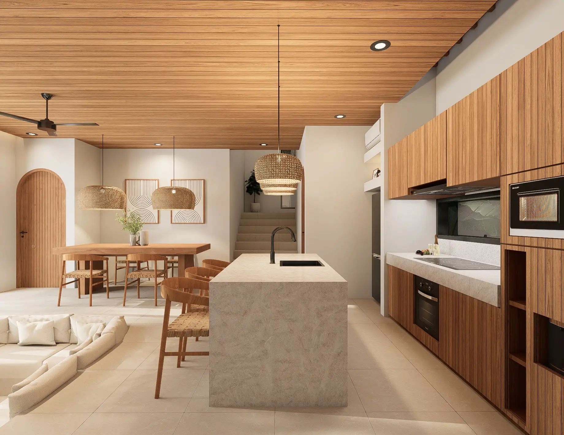 Вилла 162м² в Индонезии, Букит-Улувату. Стоимостью 289000$ аренда фото-20