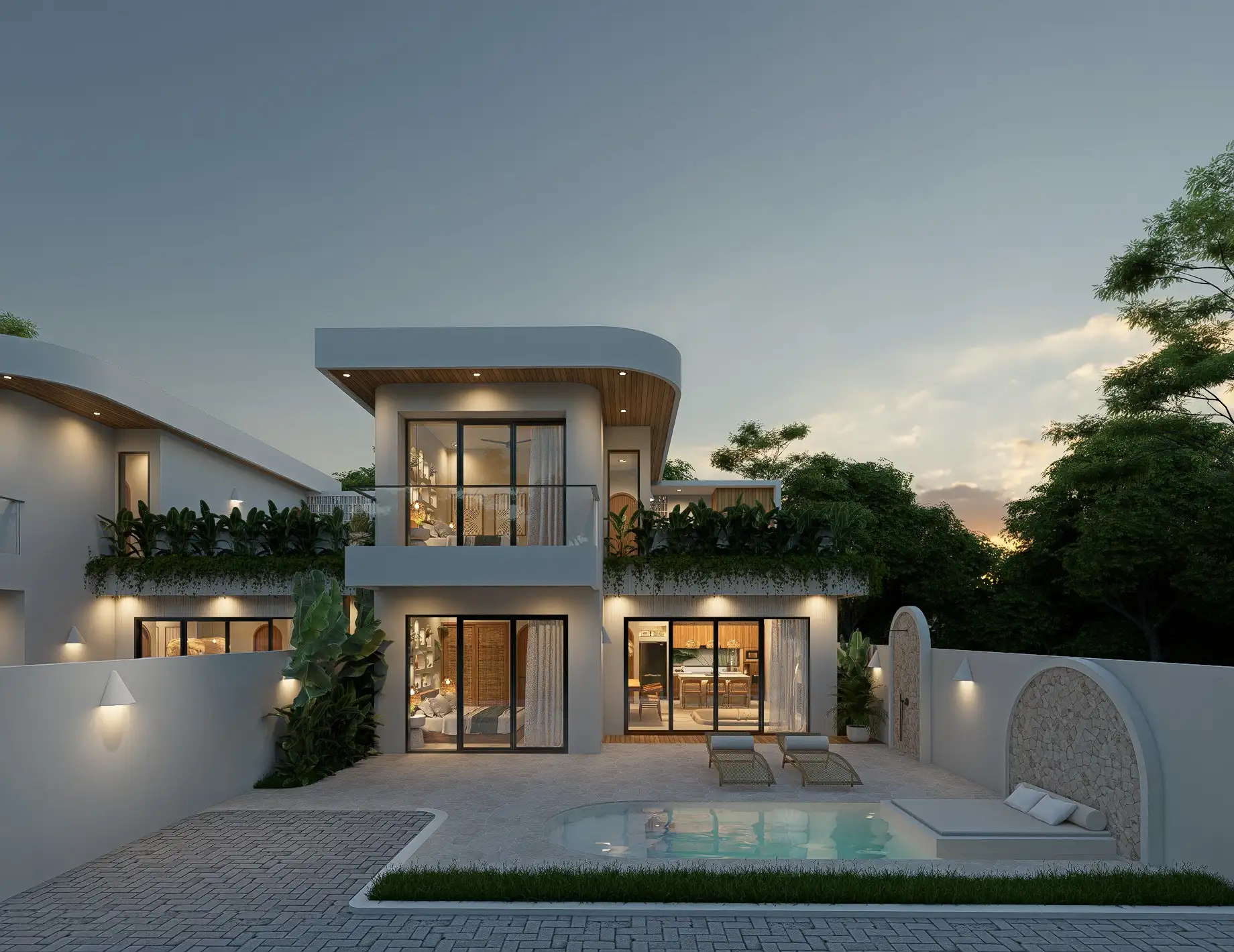 Вилла 162м² в Индонезии, Букит-Улувату. Стоимостью 289000$ аренда фото-41