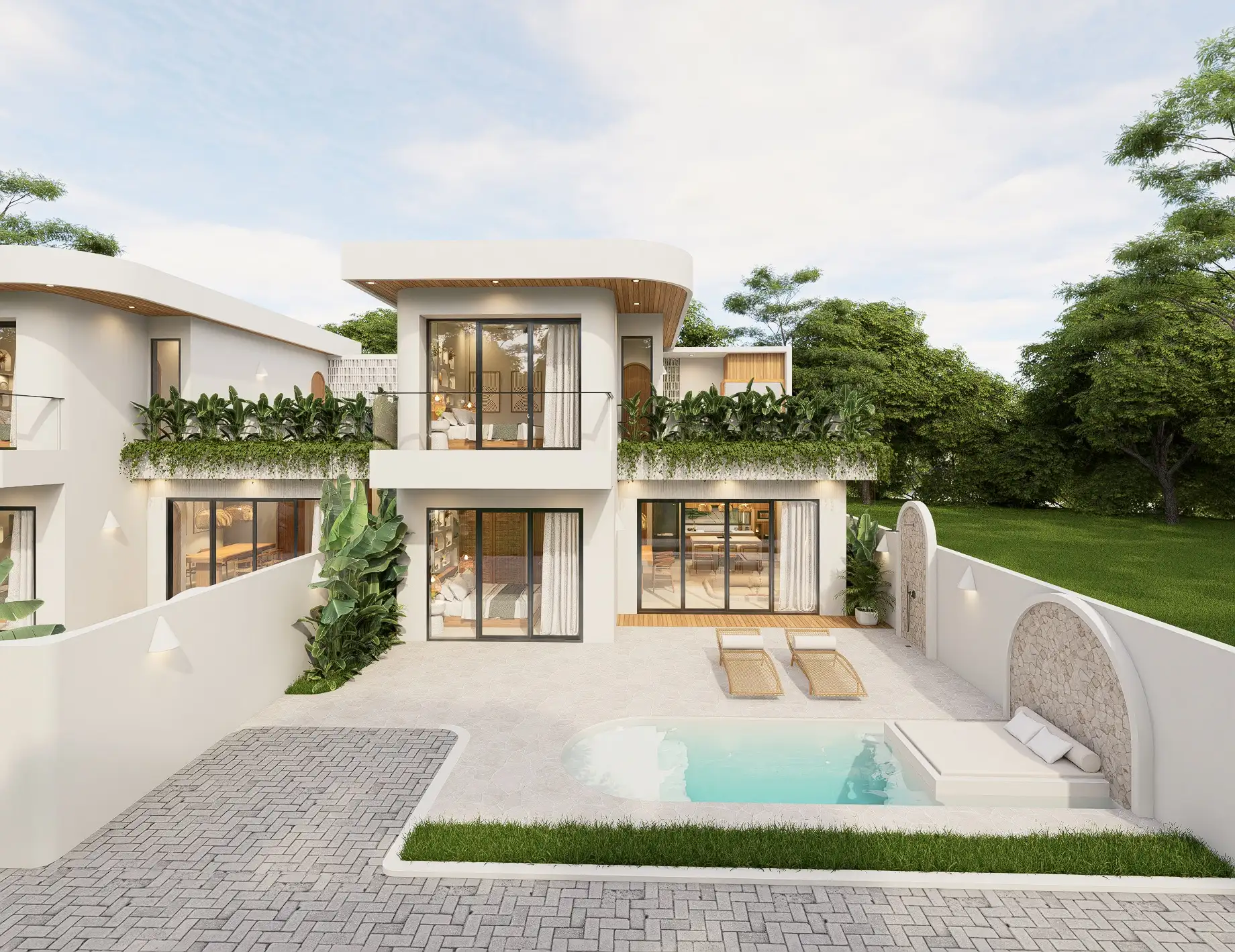Вилла 162м² в Индонезии, Букит-Улувату. Стоимостью 289000$ аренда фото-47