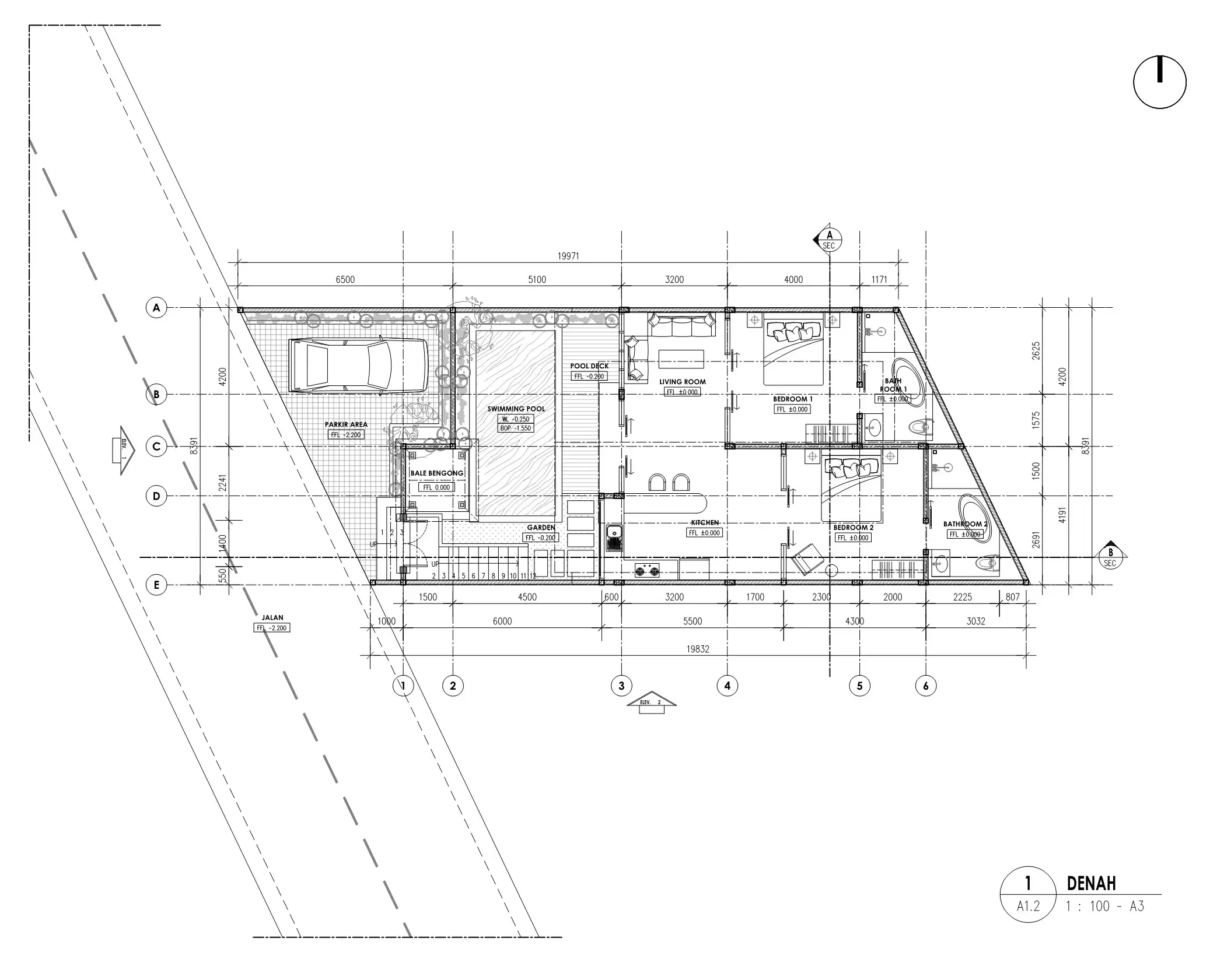 Вилла 92м² в Индонезии, Убуд. Стоимостью 196289$ аренда фото-3