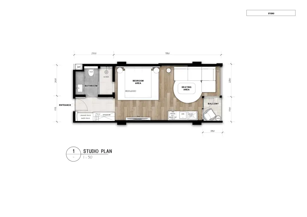 Квартира 40м² в Индонезии, Кангу. Стоимостью 152674$ аренда фото-2