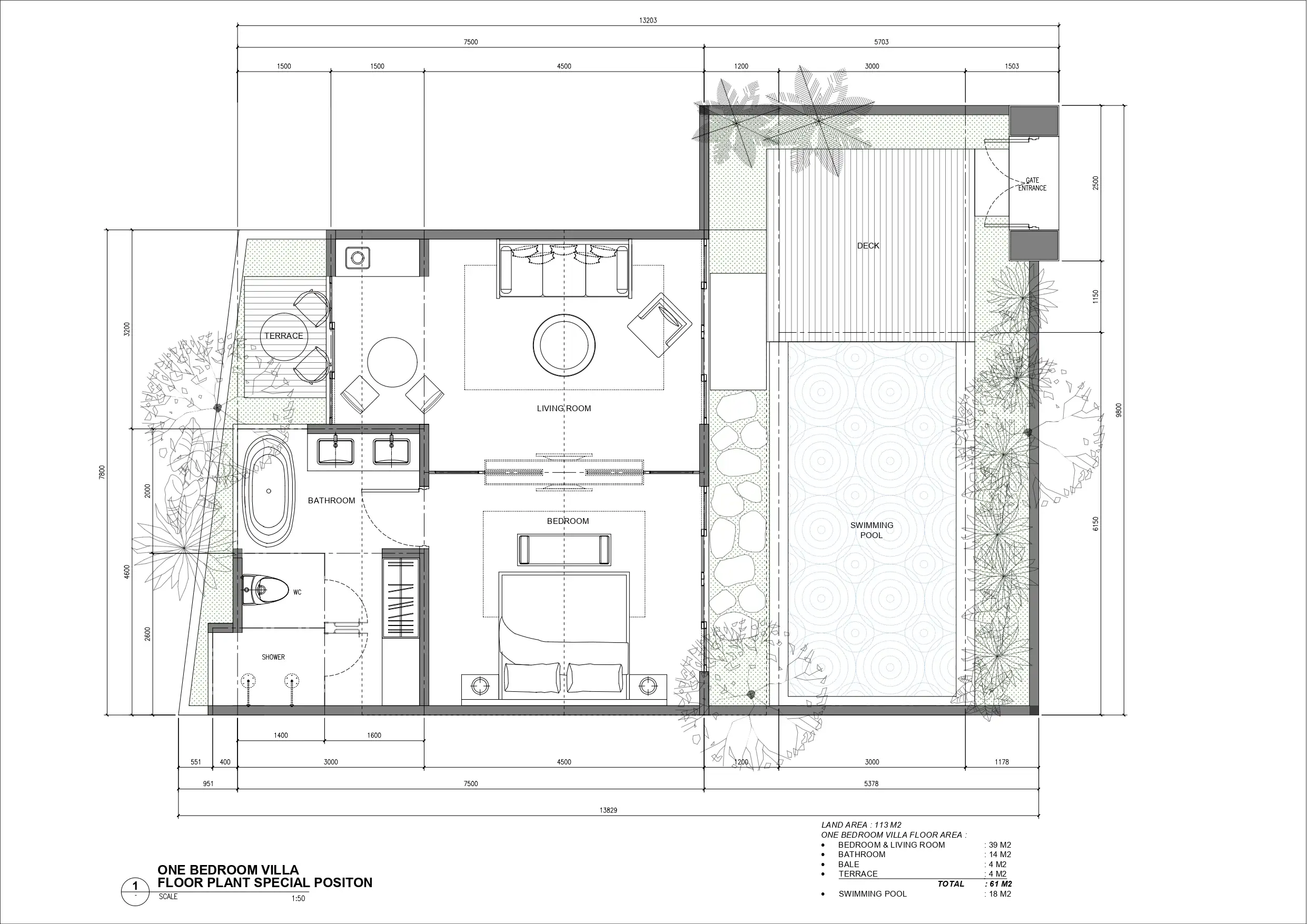 Вилла 54м² в Индонезии, Семинак. Стоимостью 239000$ аренда фото-1
