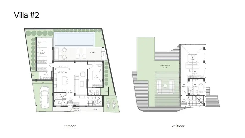 Вилла 152м² в Индонезии, Табанан. Стоимостью 740000$ аренда фото-2