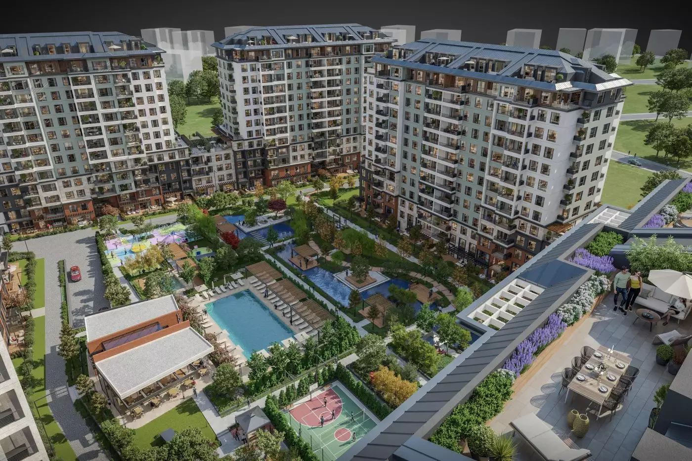 Квартира 134м² в Турции, Бейликдюзю. Стоимостью 319304$ аренда фото-9