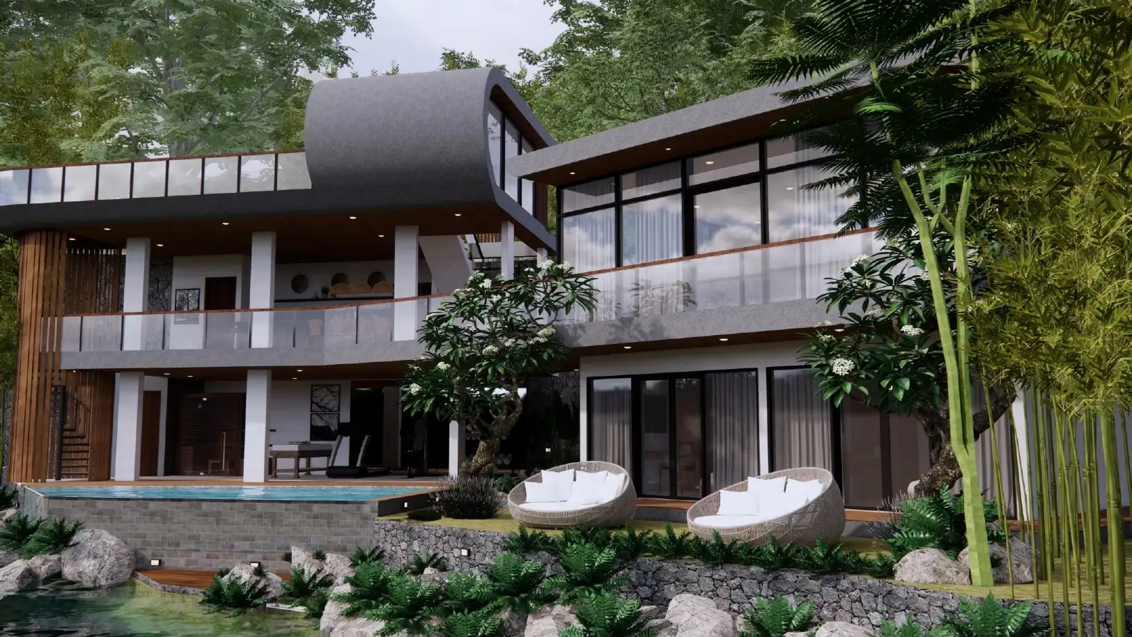 Вилла 197м² в Индонезии, Табанан. Стоимостью 975250$ аренда фото-11