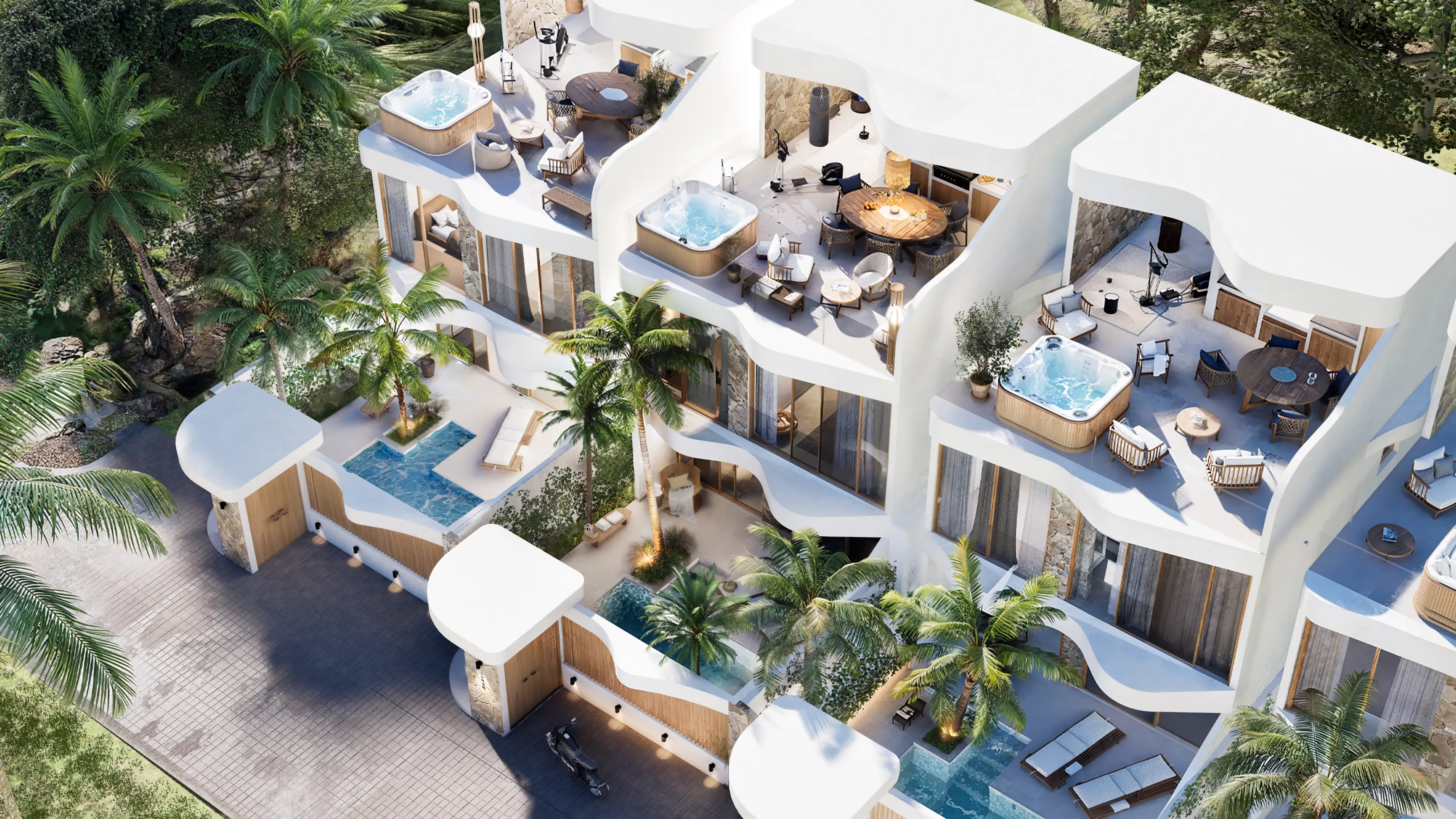 Вилла 158м² в Индонезии, Букит. Стоимостью 265678$ аренда фото-11