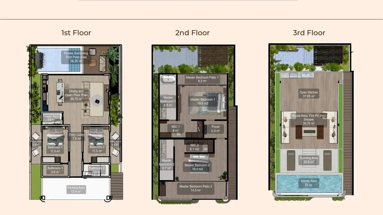 Вилла 295м² в Индонезии, Букит. Стоимостью 645000$ аренда фото-1