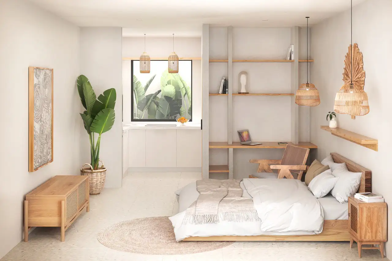 Квартира 28м² в Индонезии, Убуд. Стоимостью 79000$ аренда фото-11