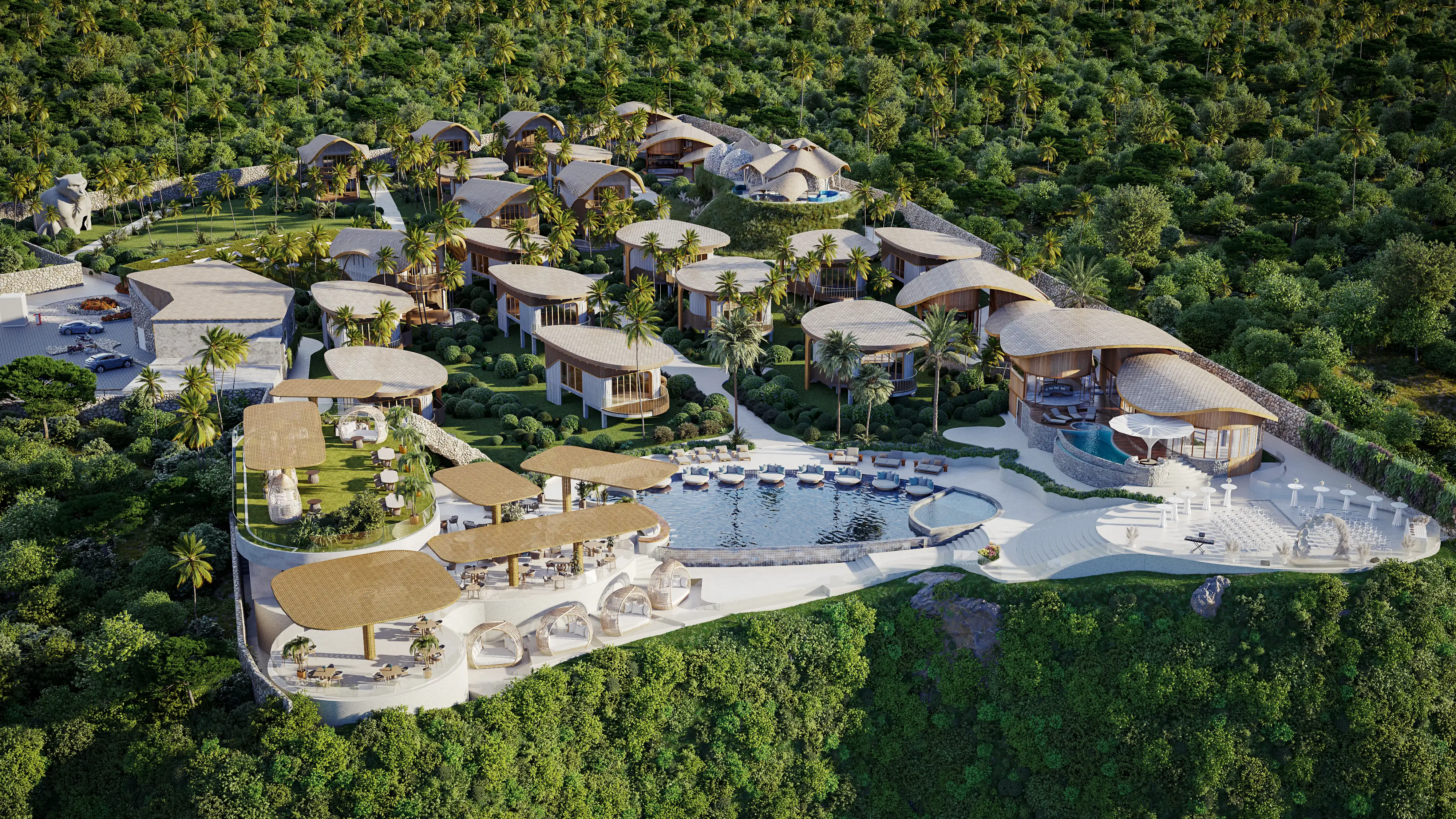 Вилла 235м² в Индонезии, Букит. Стоимостью 786285$ аренда фото-12