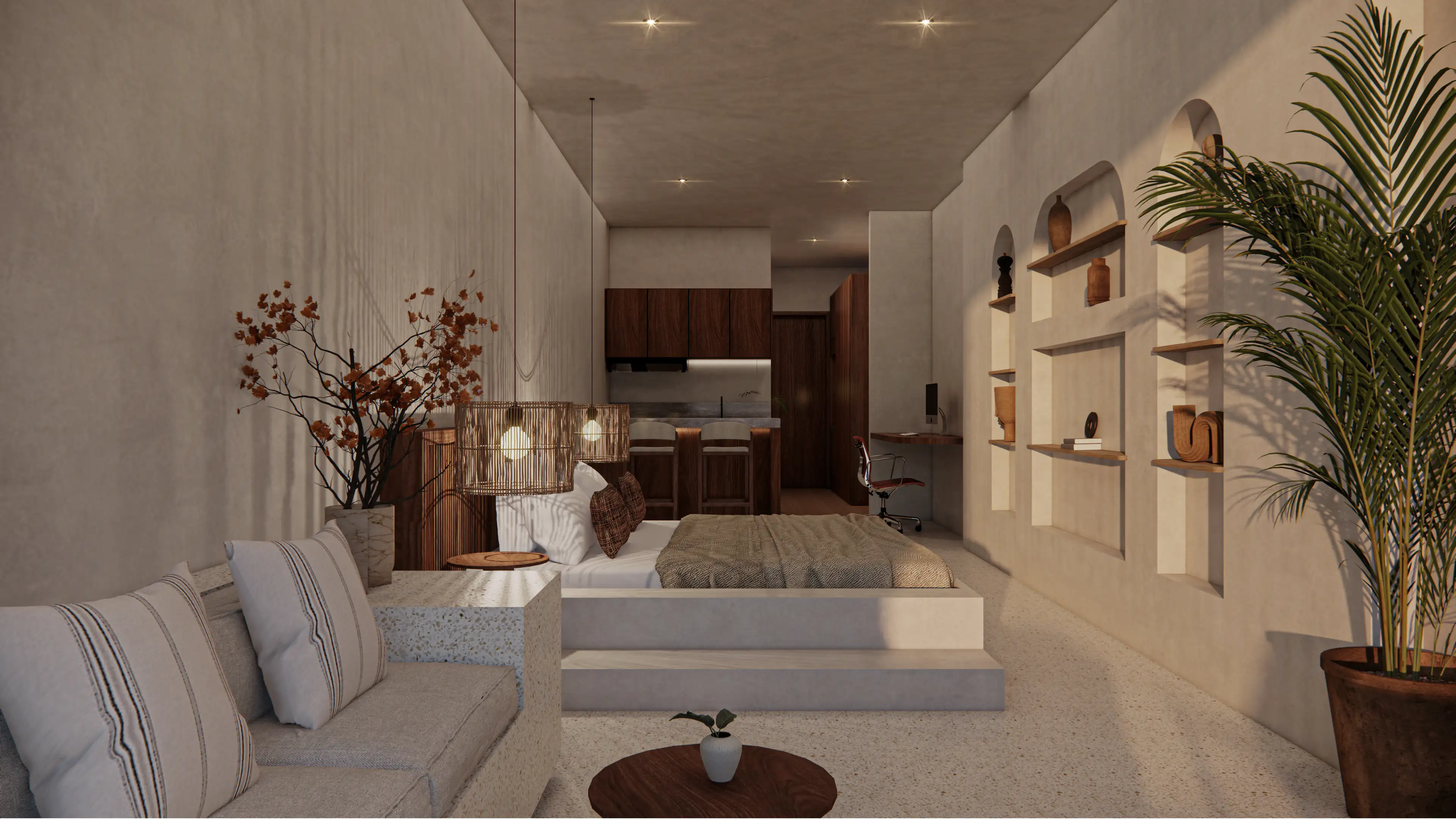 Квартира 53м² в Индонезии, Кангу. Стоимостью 106628$ аренда фото-12