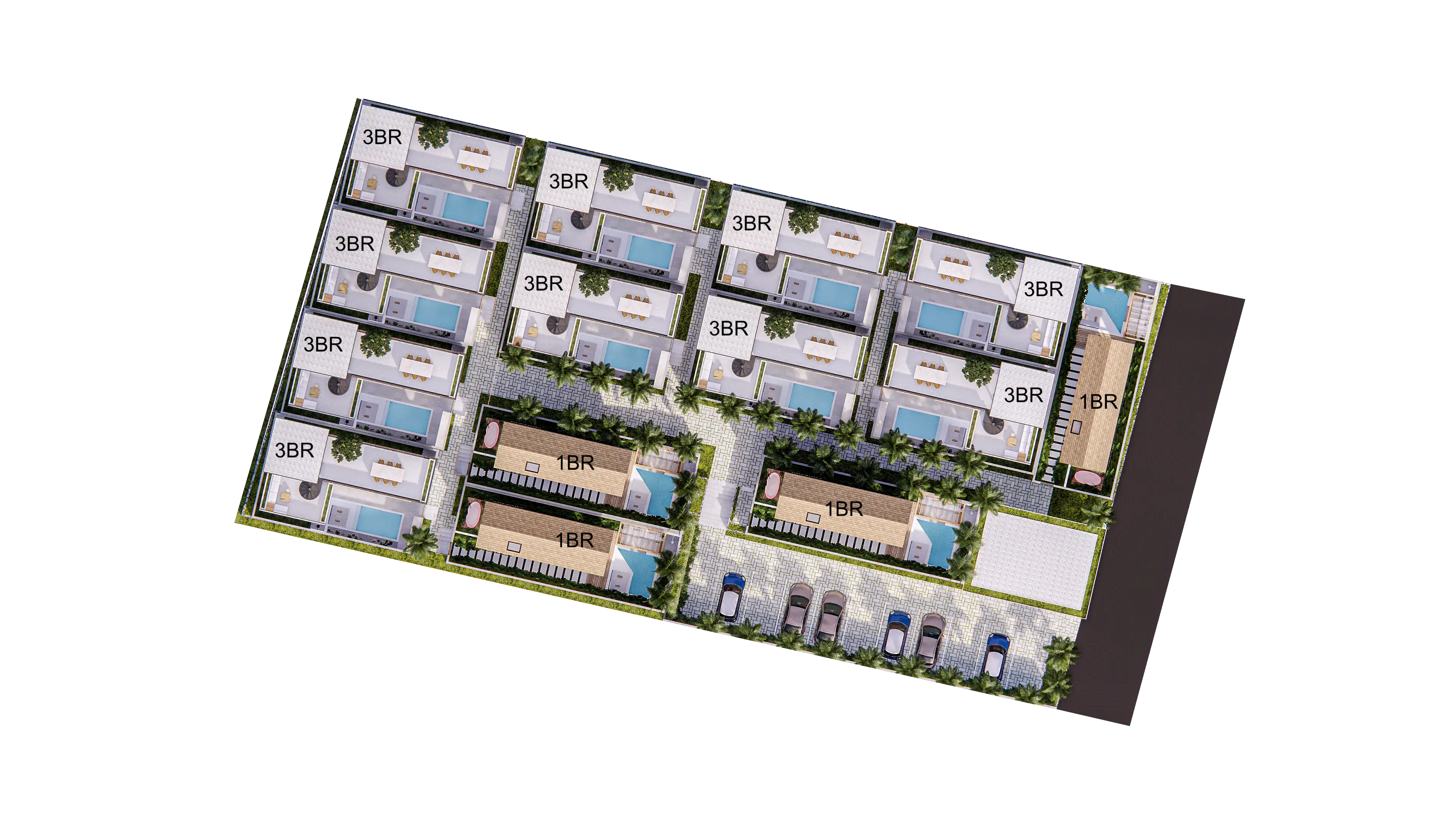 Вилла 65м² в Индонезии, Букит. Стоимостью 169000$ аренда фото-1