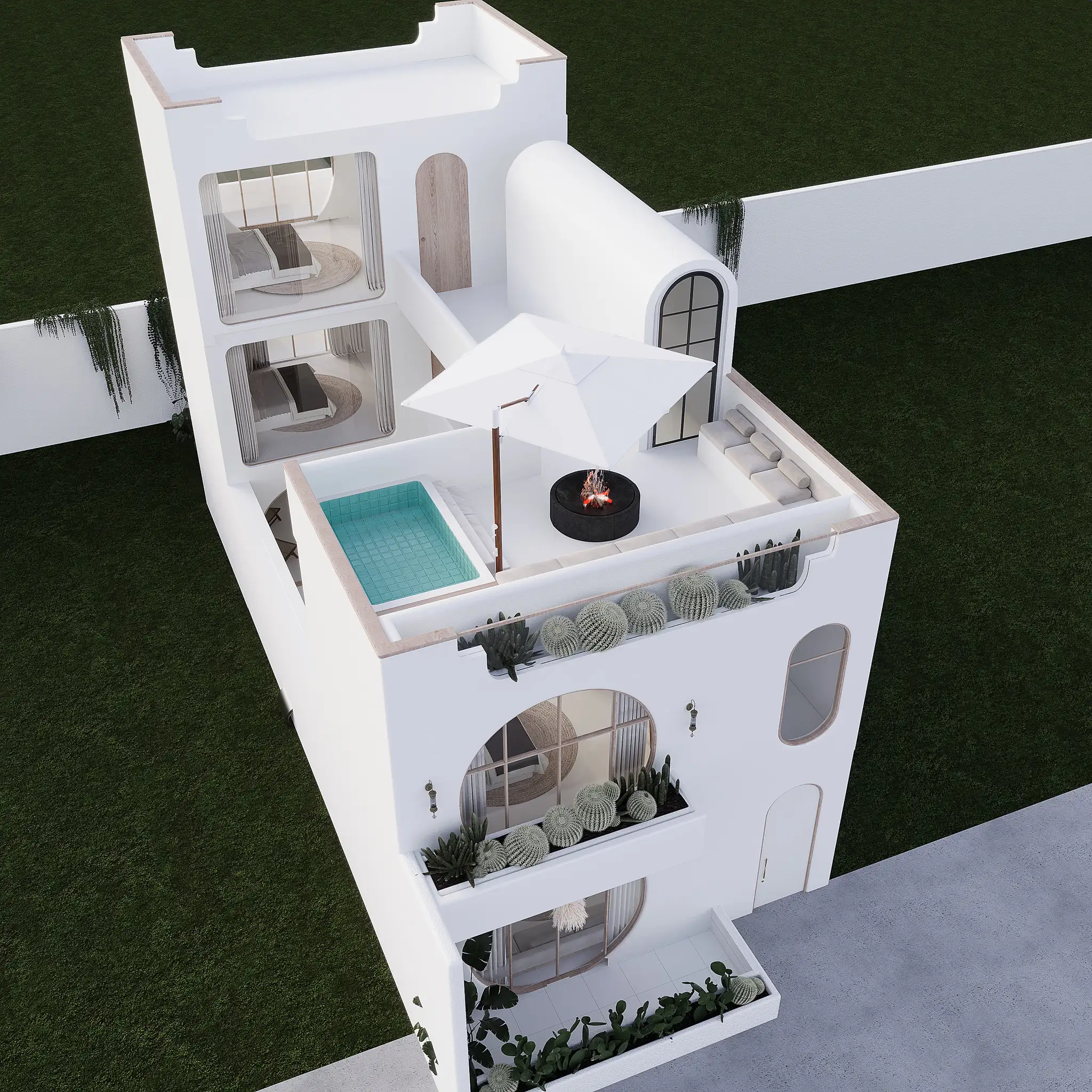 Вилла 235м² в Индонезии, Кангу. Стоимостью 215000$ аренда фото-3