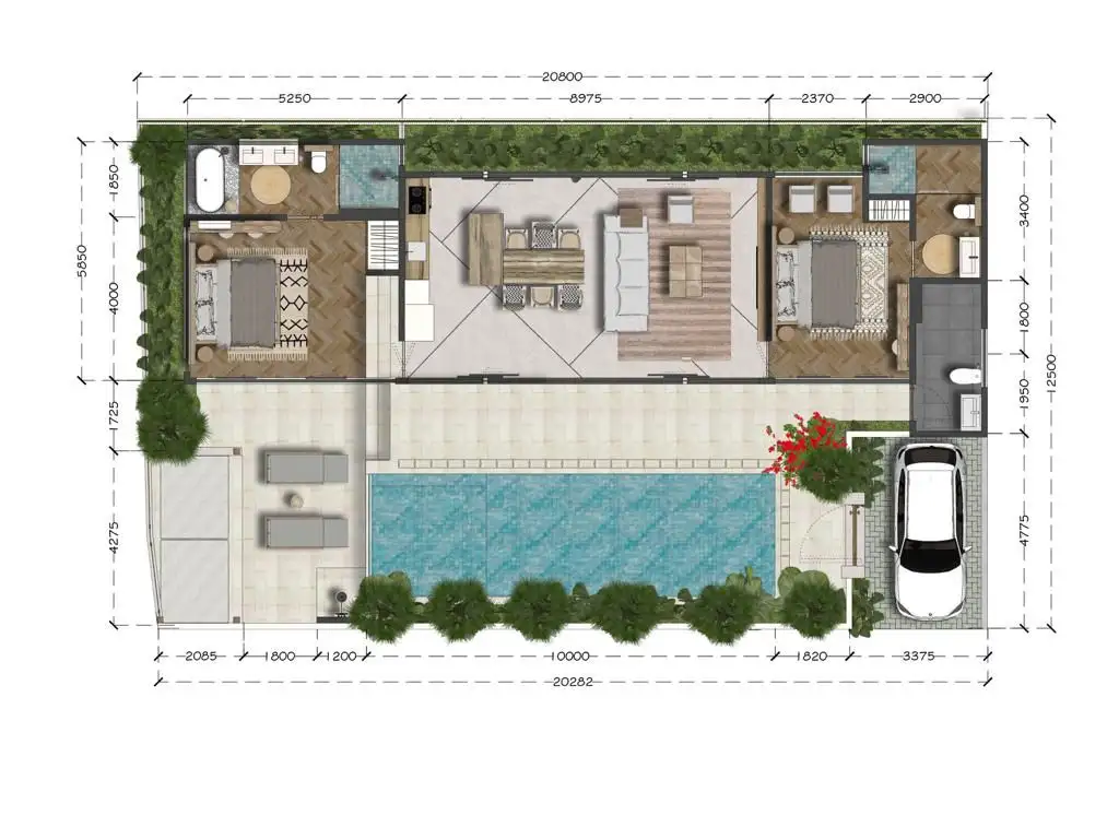 Вилла 140м² в Индонезии, Букит. Стоимостью 270000$ аренда фото-1