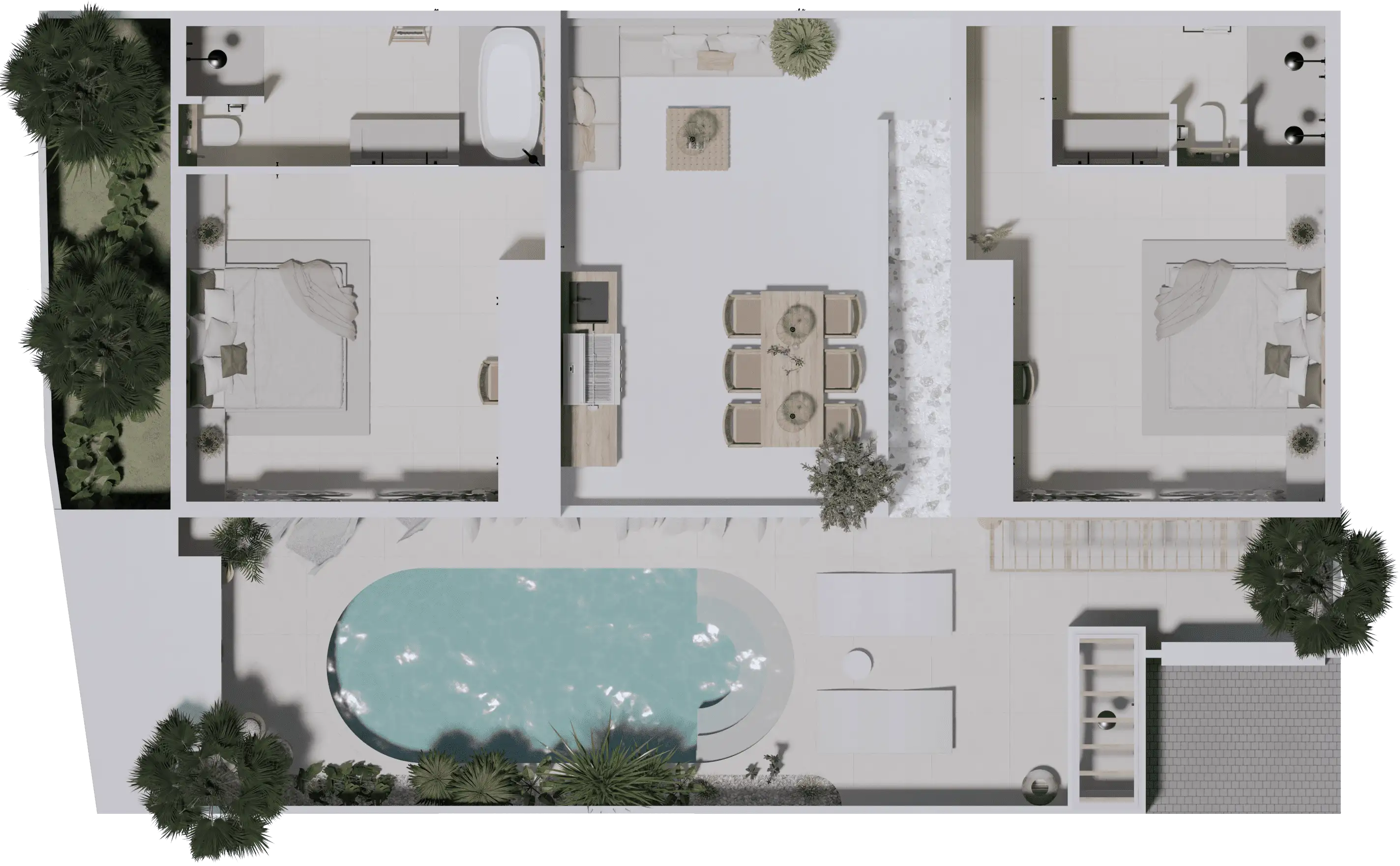 Вилла 200м² в Индонезии, Кангу. Стоимостью 299000$ аренда фото-1