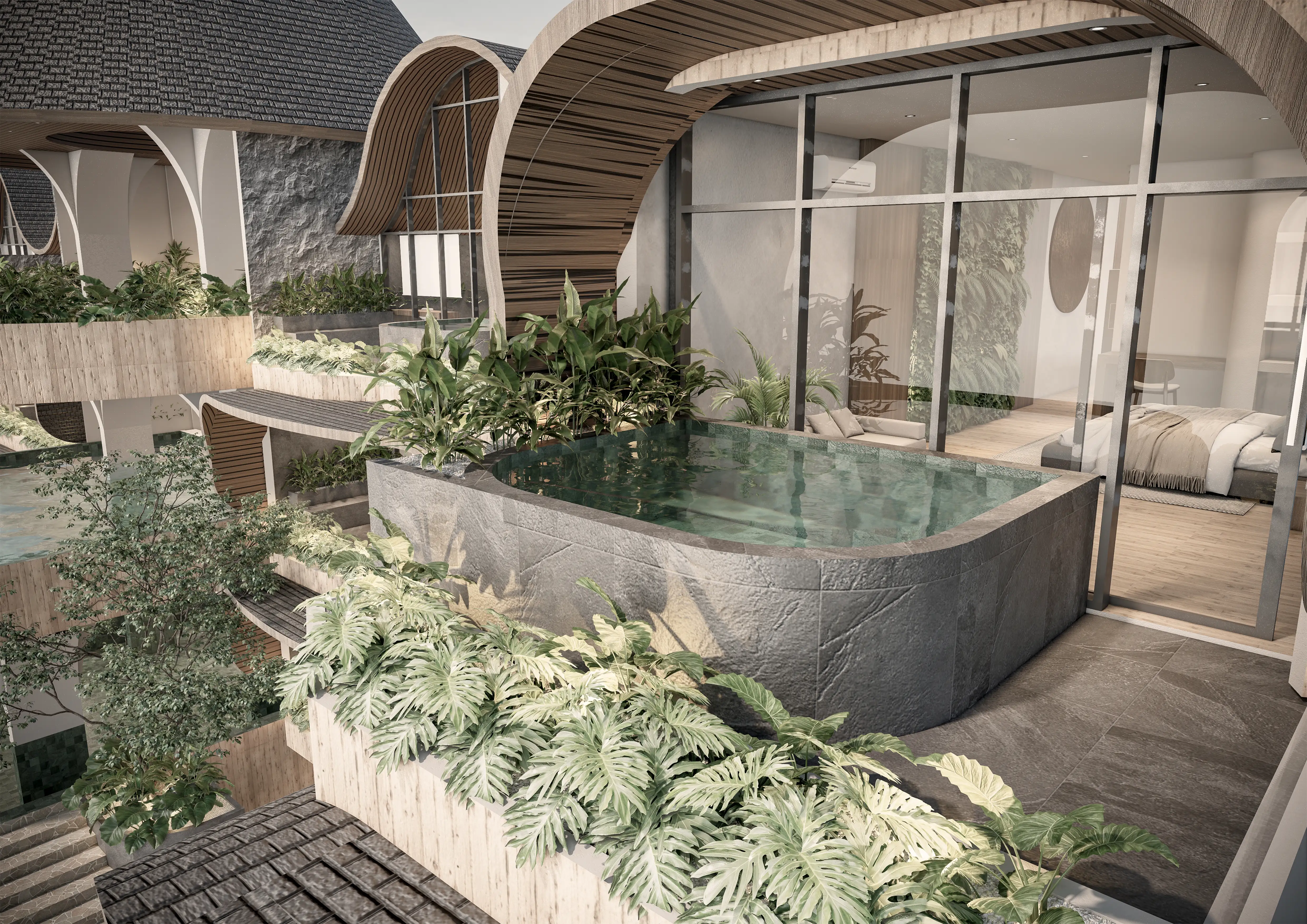 Квартира 40м² в Индонезии, Табанан. Стоимостью 145000$ аренда фото-13