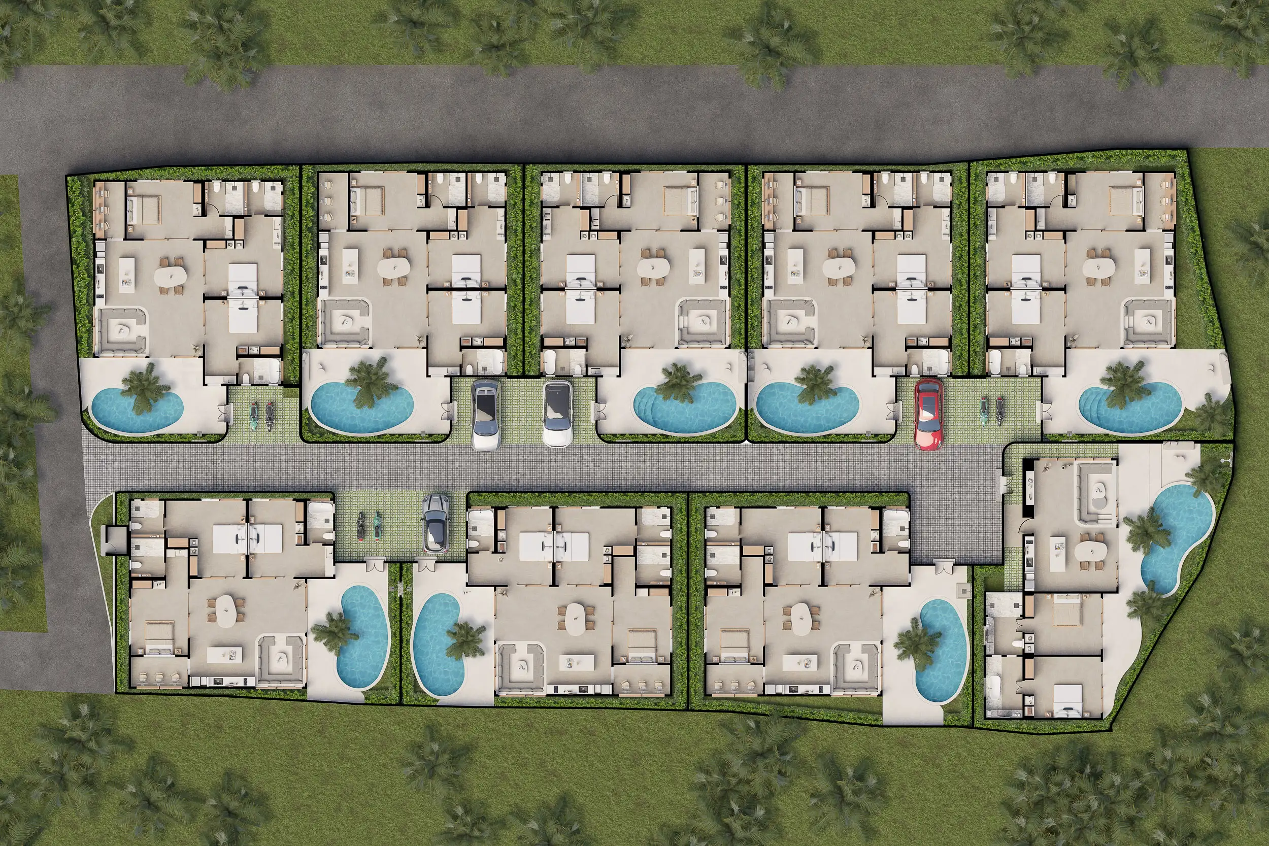 Вилла 220м² в Индонезии, Кангу. Стоимостью 298000$ аренда фото-1