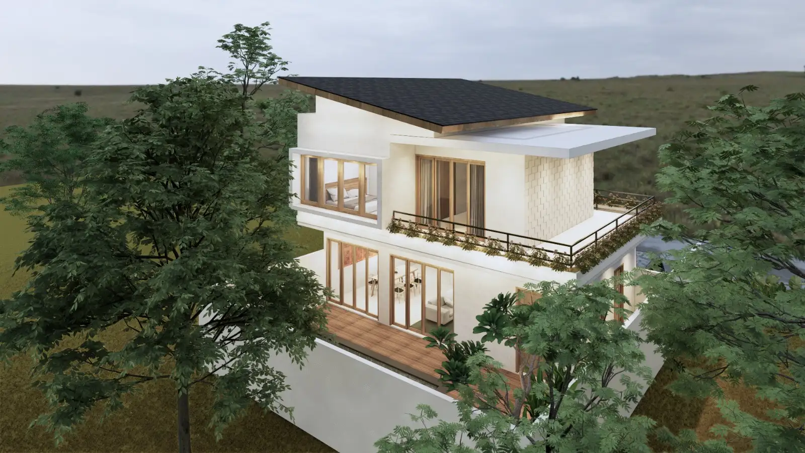 Вилла 165м² в Индонезии, Убуд. Стоимостью 218628$ аренда фото-1