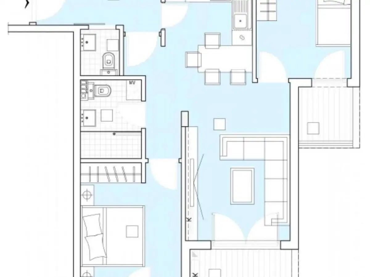 Квартира 62м² в Черногории, Доброта. Стоимостью 216000€ аренда фото-14