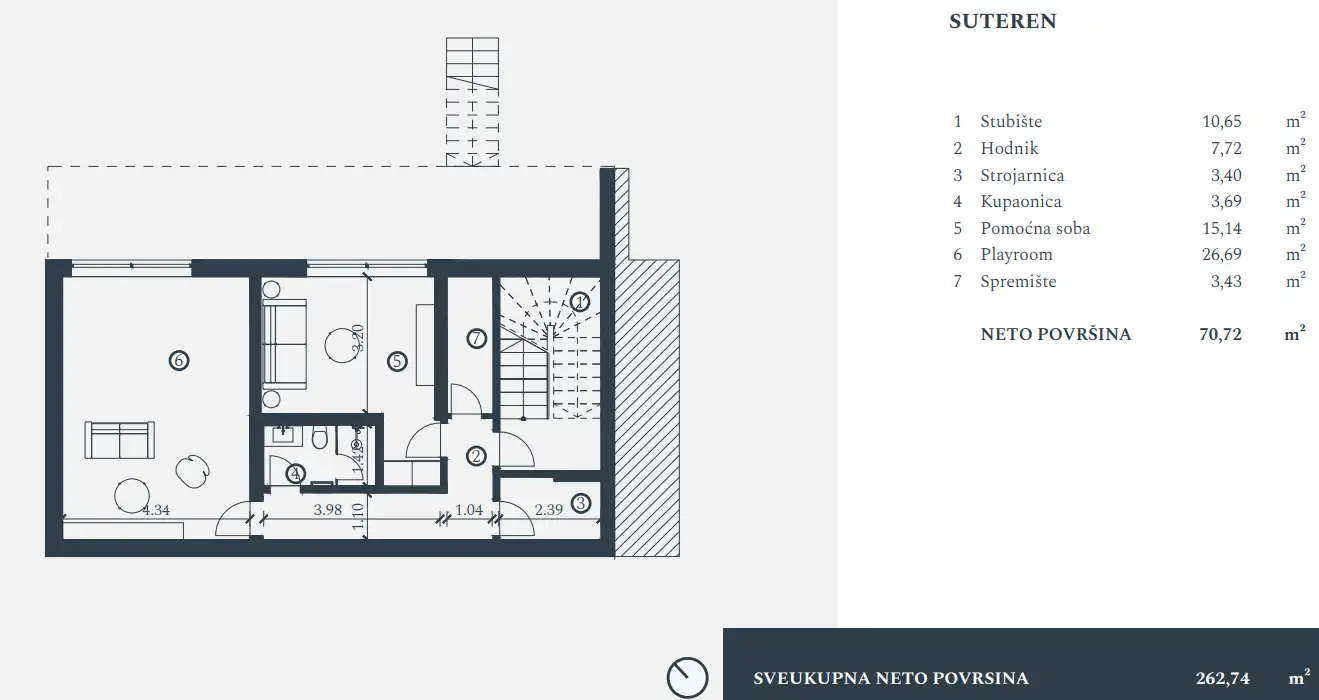 Вилла 262м² в Хорватии, Савудрия. Стоимостью 1703157€ аренда фото-6