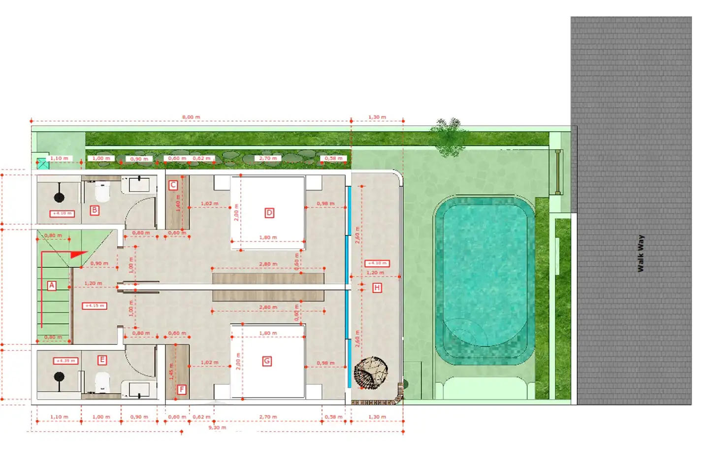 Вилла 106м² в Индонезии, Букит. Стоимостью 170000$ аренда фото-3