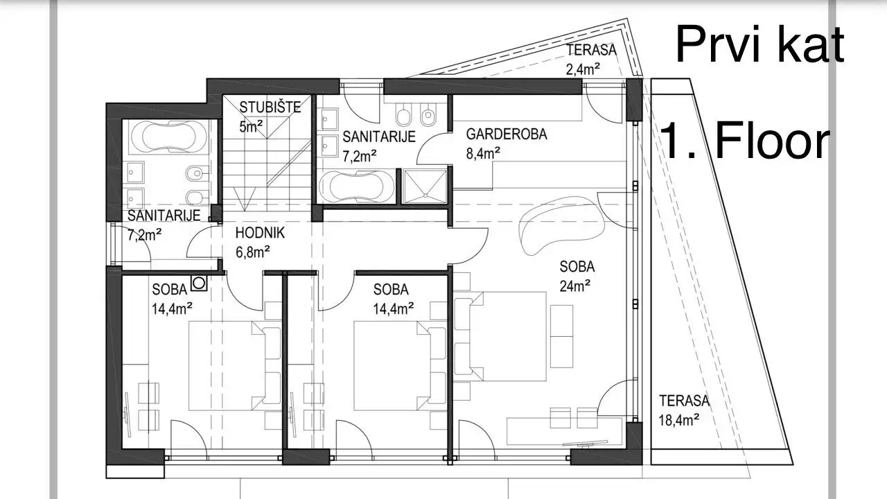 Вилла 394м² в Хорватии, Ровинь. Стоимостью 1600000€ аренда фото-13