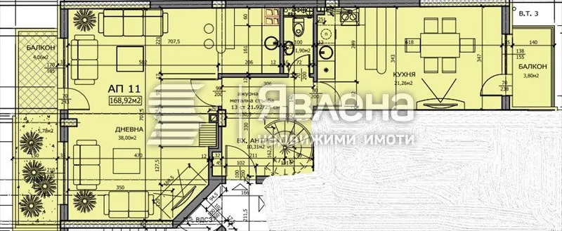 Квартира 208м² в Болгарии, София. Стоимостью 311996£ аренда фото-4