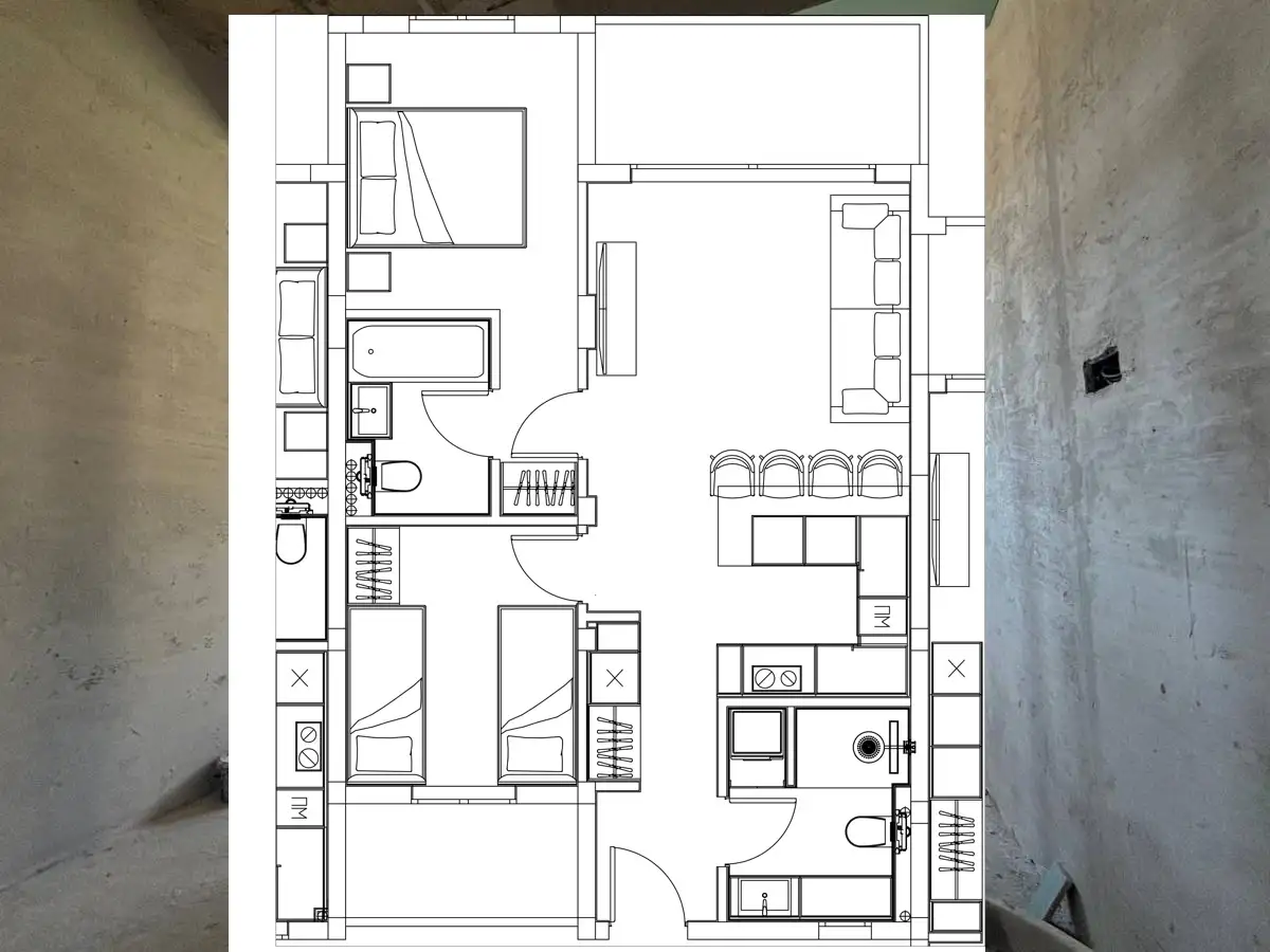Квартира 57м² в Черногории, Бечичи. Стоимостью 168000€ аренда фото-14