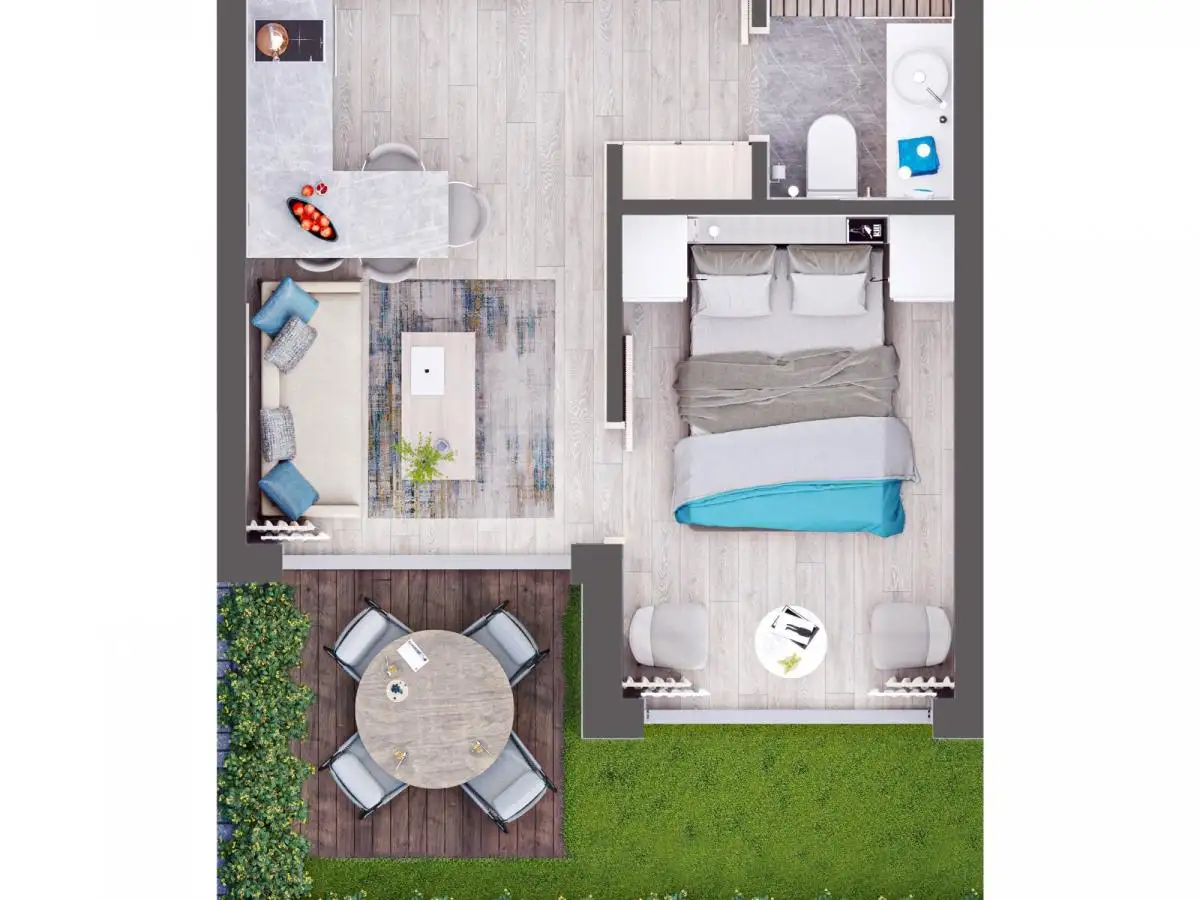 Квартира 25м² в Черногории, Кавач. Стоимостью 170000€ аренда фото-12