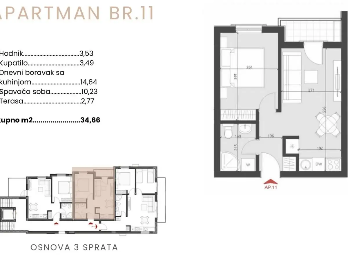 Квартира 35м² в Черногории, Бечичи. Стоимостью 112000€ аренда фото-13