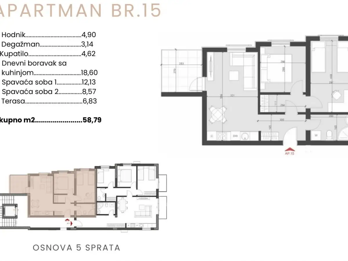 Квартира 35м² в Черногории, Бечичи. Стоимостью 112000€ аренда фото-17