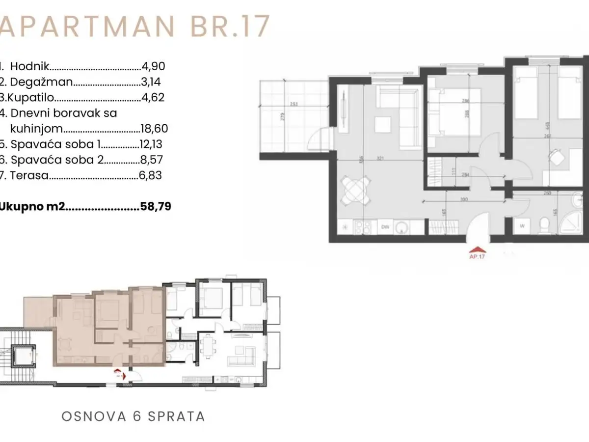 Квартира 35м² в Черногории, Бечичи. Стоимостью 112000€ аренда фото-19