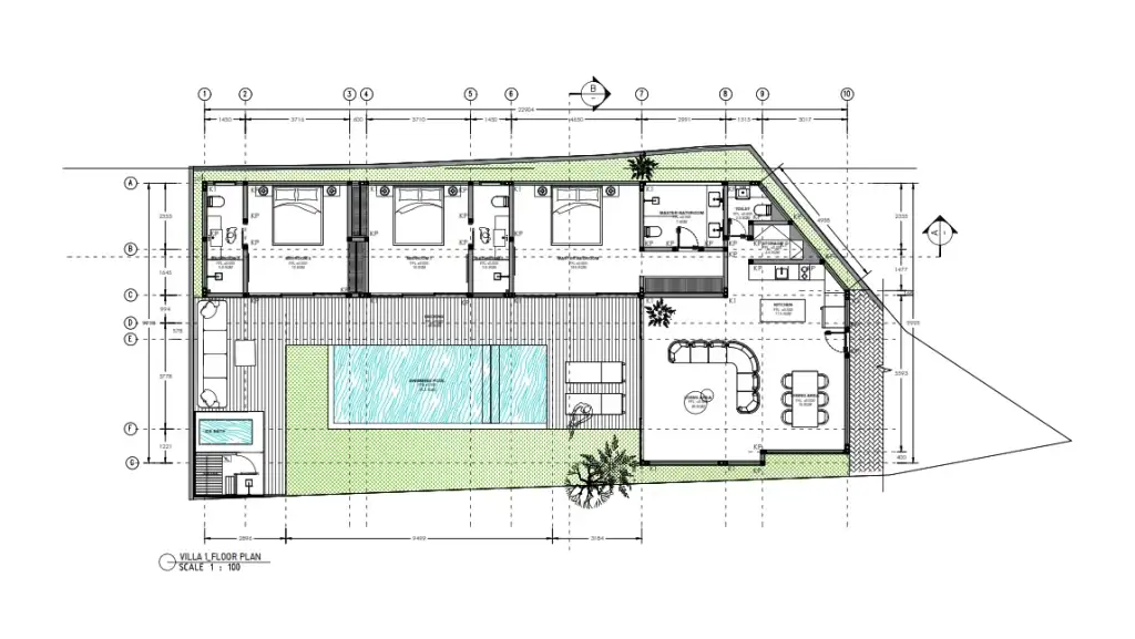 Вилла 128м² в Индонезии, Кангу. Стоимостью 375000$ аренда фото-2