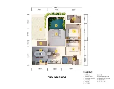 Арендовать виллу в Индонезии 171450$