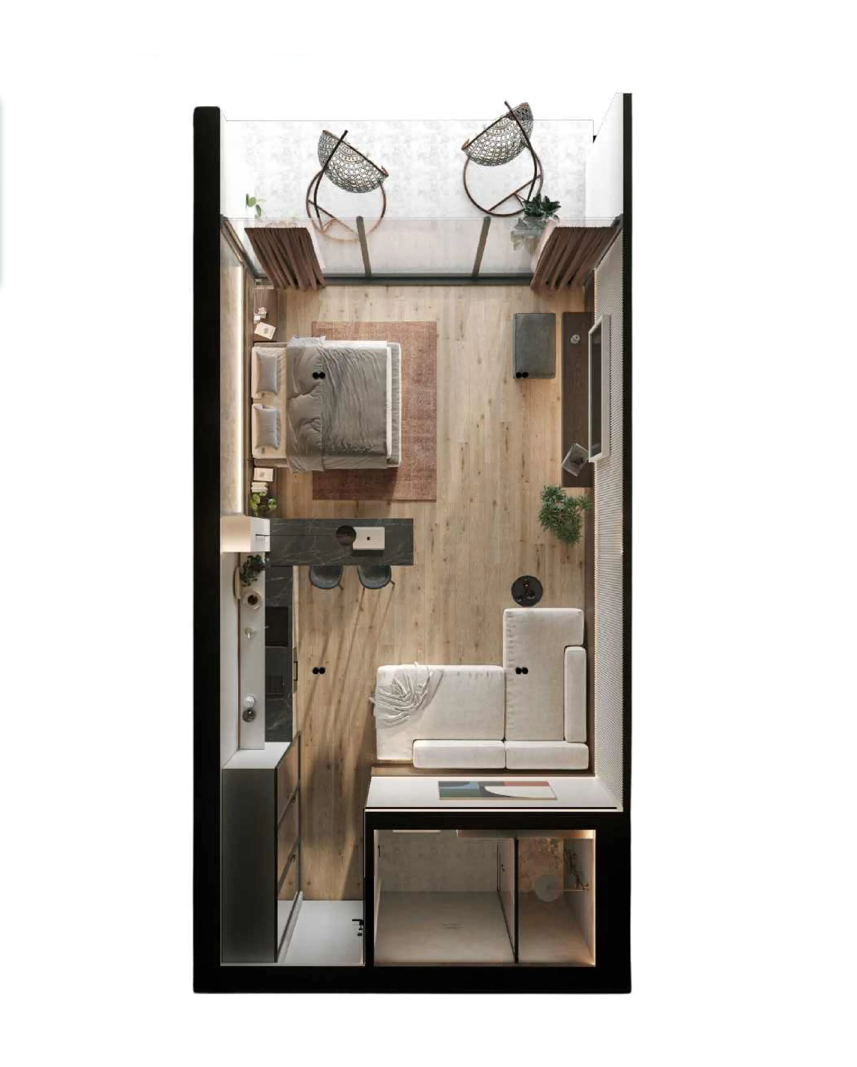 Квартира 40м² в Индонезии, Кангу. Стоимостью 178000$ аренда фото-1