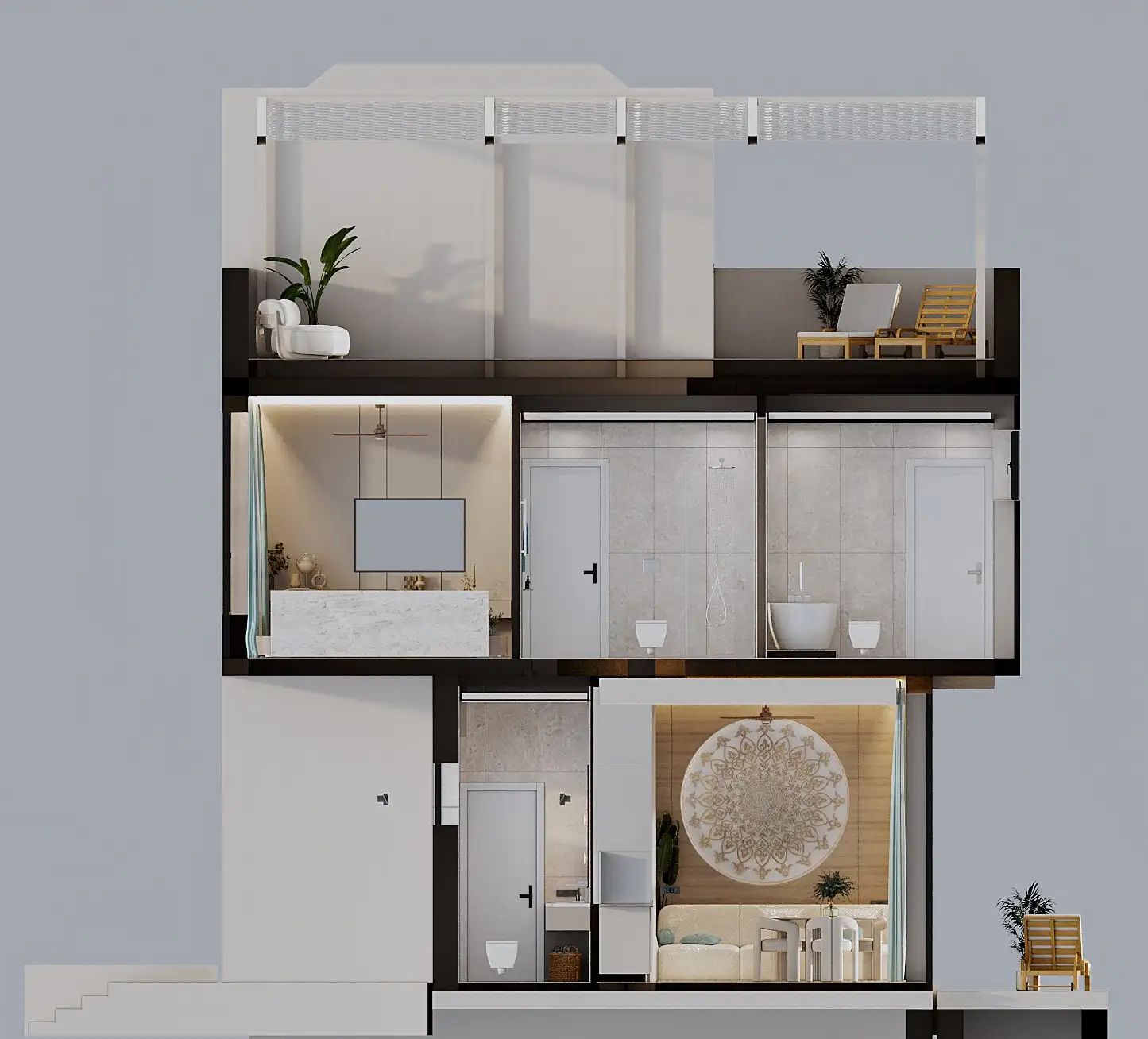 Вилла 133м² в Индонезии, Букит. Стоимостью 325000$ аренда фото-3