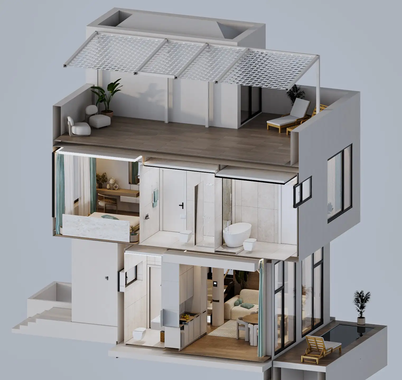 Вилла 133м² в Индонезии, Букит. Стоимостью 325000$ аренда фото-4