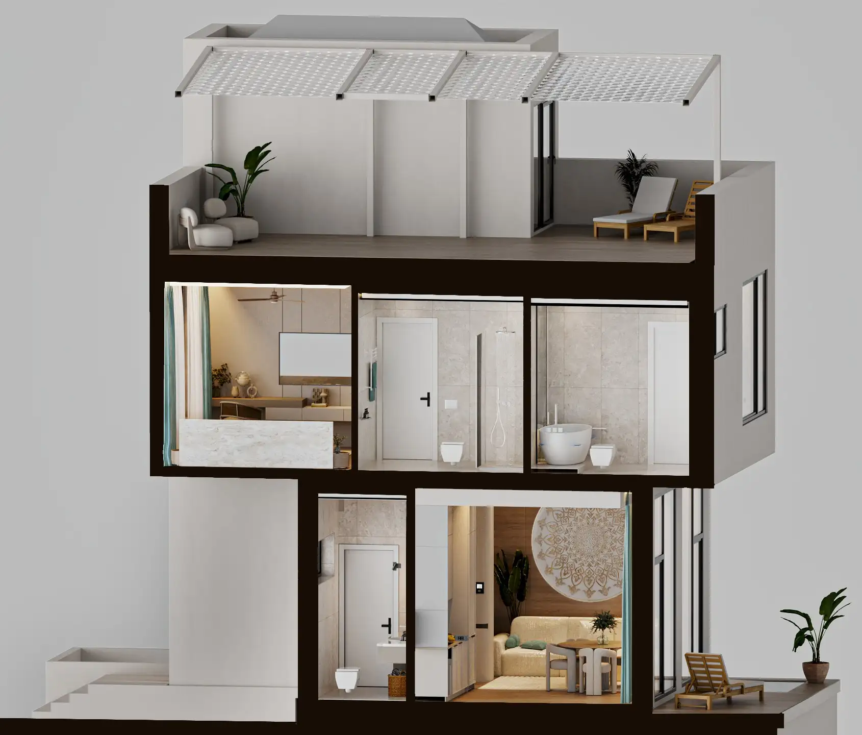 Вилла 133м² в Индонезии, Букит. Стоимостью 325000$ аренда фото-5