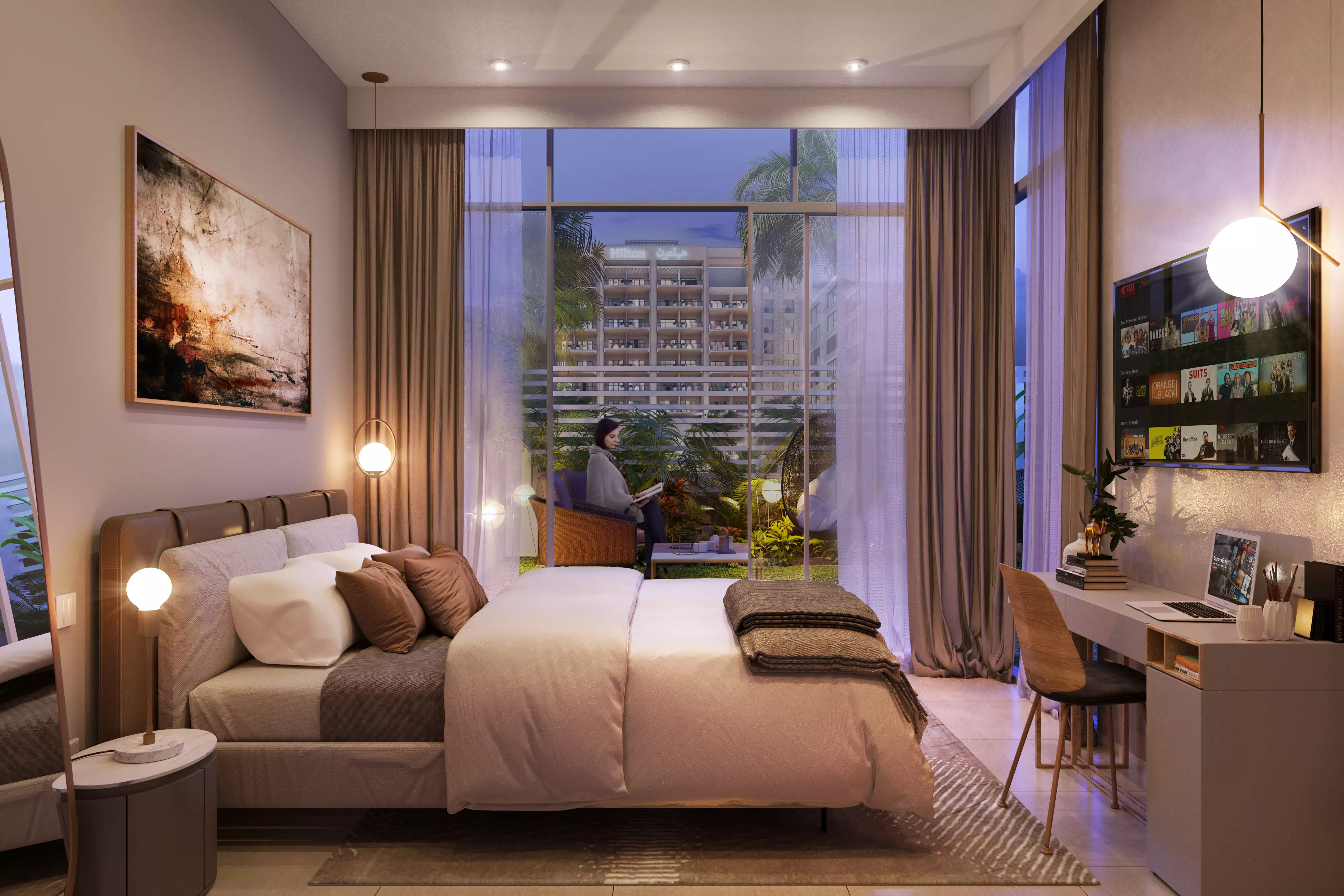 Квартира 28м² в ОАЭ, Абу-Даби. Стоимостью 208414$ аренда фото-5