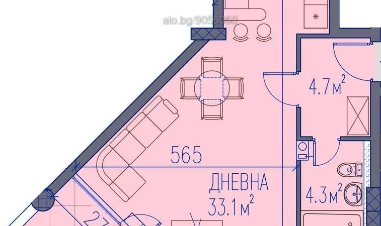 Квартира 94м² в Болгарии, Пловдив. Стоимостью 102242£ аренда фото-2