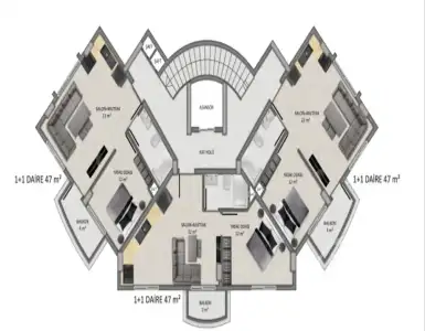Купить пентхаус в Турции 115000€