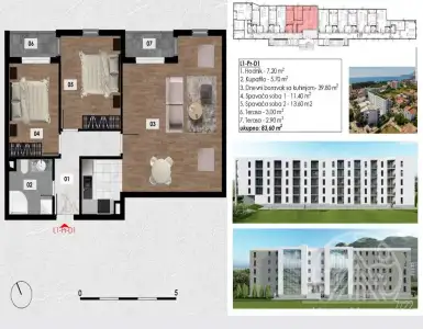 Купить квартиру в Черногории 192280€