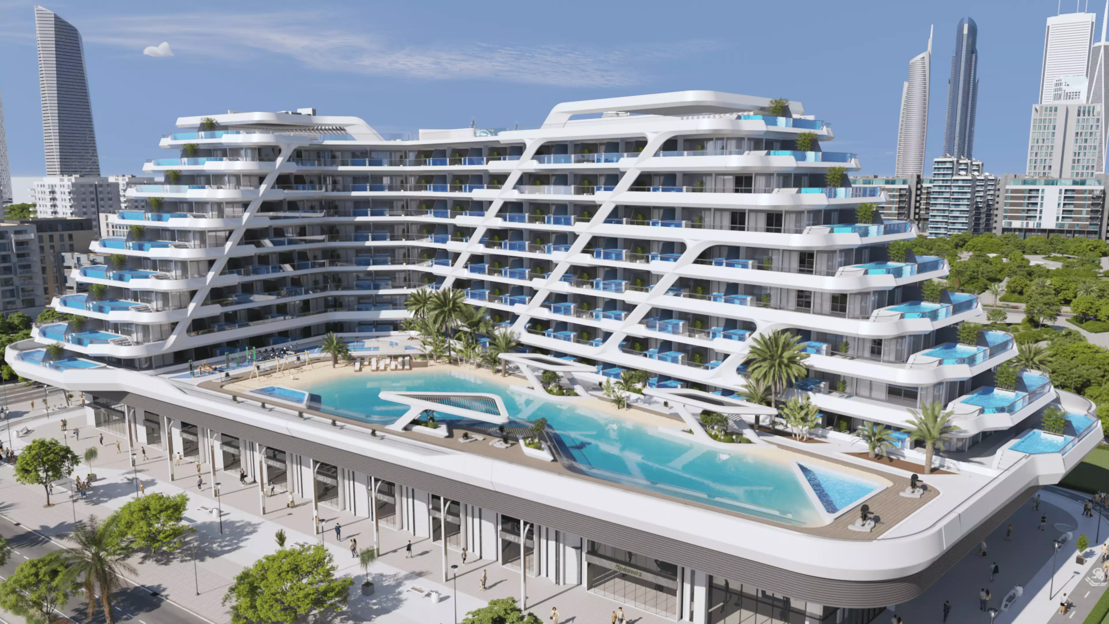 Квартира 36м² в ОАЭ, Дубай. Стоимостью 180197$ аренда фото-1