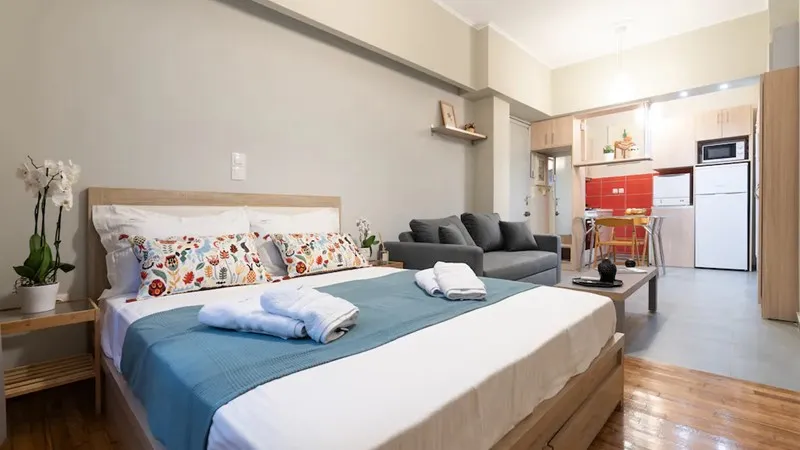 Квартира 30м² в Греции, Афины. Стоимостью 872£ аренда фото-1